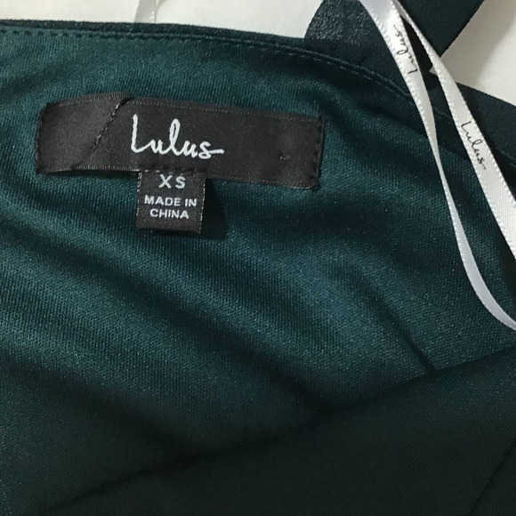 LULU'S XS Green Emerald Remarkable Square Neck Sleeveless Maxi Dress NEW B168 - Picture 8 of 10